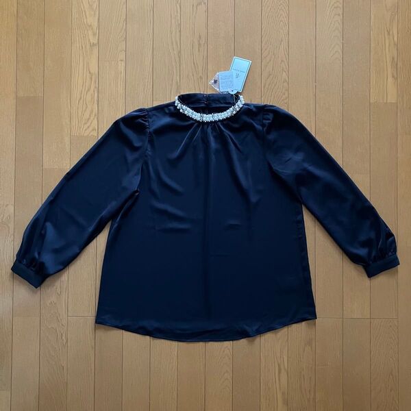 Rope' Picnic ロペピクニック トップス ブラウス パール ビーズ