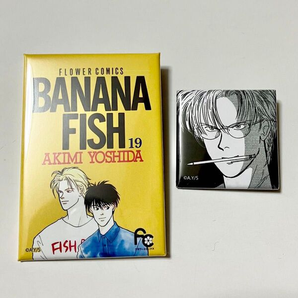 バナナフィッシュ DMMスクラッチ スクエア缶バッジ 19巻 BANANAFISH