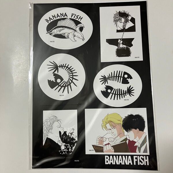BANANAFISH バナナフィッシュ ステッカー ローソン コラボ Loppi HMV限定
