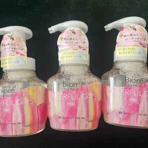 ビオレu 泡ハンドソープ ローズ 450ml 3個セット