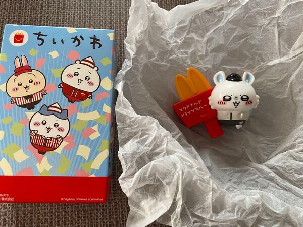 マクドナルド ハッピーセット ちいかわ モモンガのポールサインえんぴつキャップ 箱入りのままゆうパケットプラスで送料込み