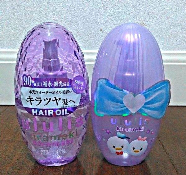 ウルリス ウォーターコンク ヘアオイル 100ml(シャイニー)&ドナルド デイジー キラメキ ヘアオイル 100mlのセット
