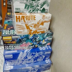 HGエクシアメタリックサバーニャ 最終ハルート最終GNアームズリアルMGアヴァランチエクシアダッシュアストレア+ツインブロード