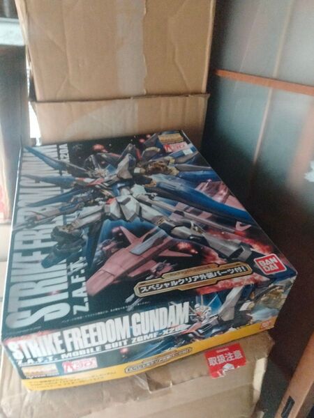 未組立MGストライクフリーダム(プラスクリア外装) (1/100スケール MG 機動戦士ガンダムSEED ) ガンプラ