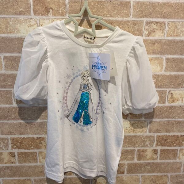 branshes アナと雪の女王 Tシャツ 130 白 新品