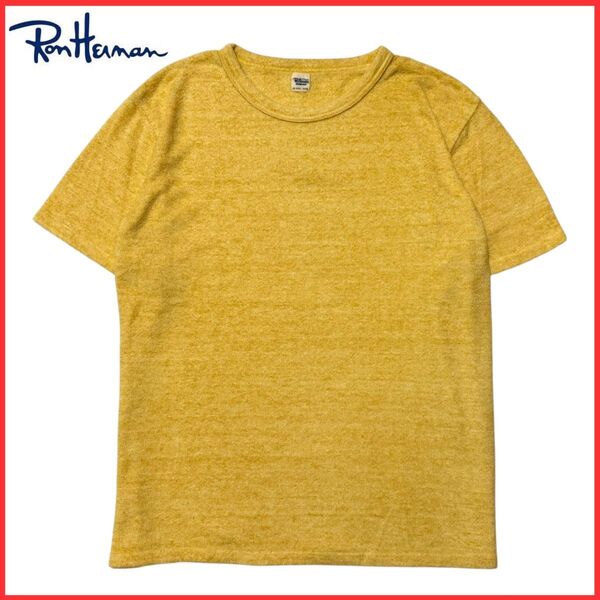 Ron Herman ロンハーマン RHC パイル ボア Tシャツ 半袖 カットソー イエロー 黄 L サーフ