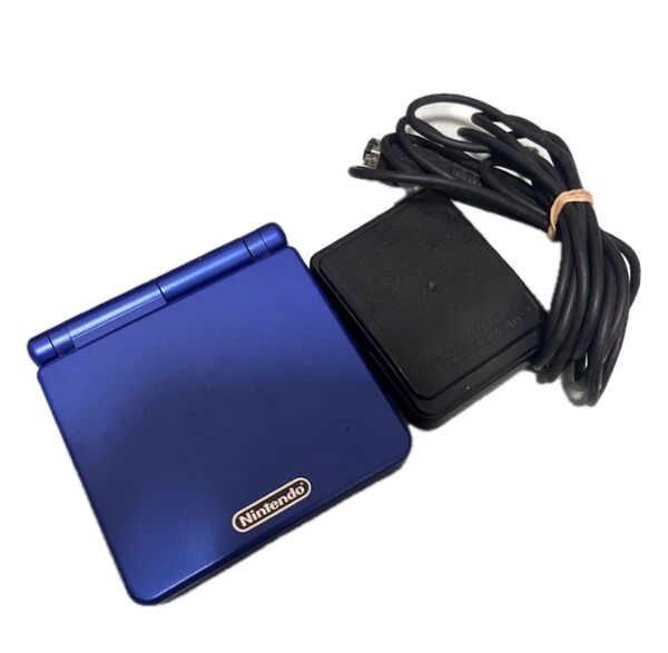 ゲームボーイアドバンスSP アズライトブルー 中古 本体 充電器付属
