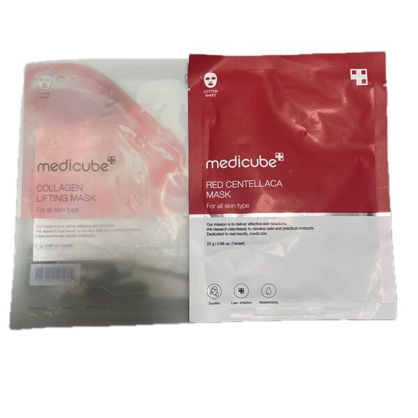 medicube PDRN メディキューブ シートマスク COLLAGEN LIFTING MASK RED CENTELLACA