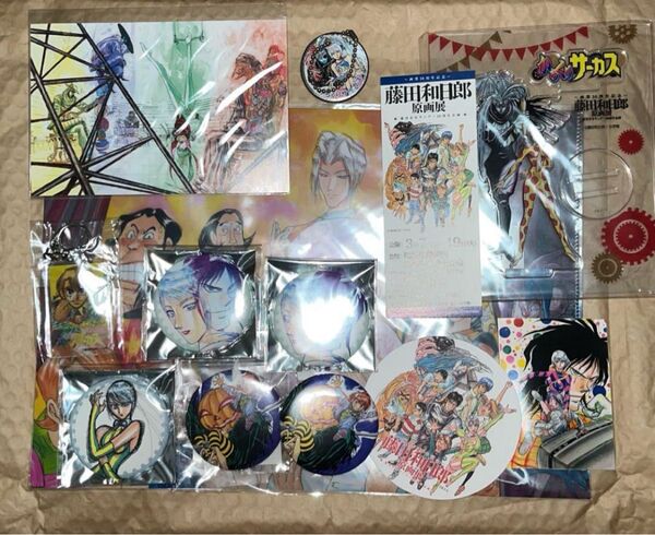 からくりサーカス 藤田和日郎 原画展 缶バッジ クリアファイル ポストカード アクスタ才賀エレオノール しろがね 才賀勝 加藤鳴海