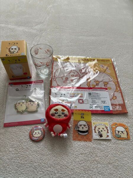 ちいかわ シーサー グラス 缶バッジ マスコット