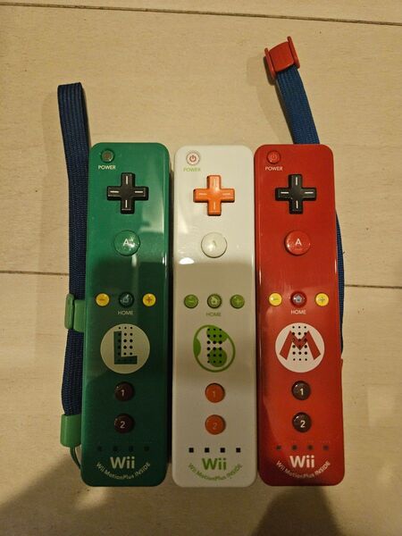 Wiiリモコンプラスセット マリオ ルイージ ヨッシー 3個セット