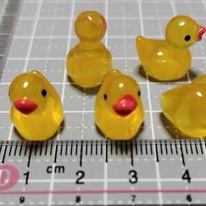 蓄光アヒル置物 5個セット