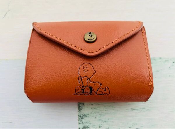 ■SNOOPY スヌーピー 極小 財布 3つ折り コインケース 小銭入れ