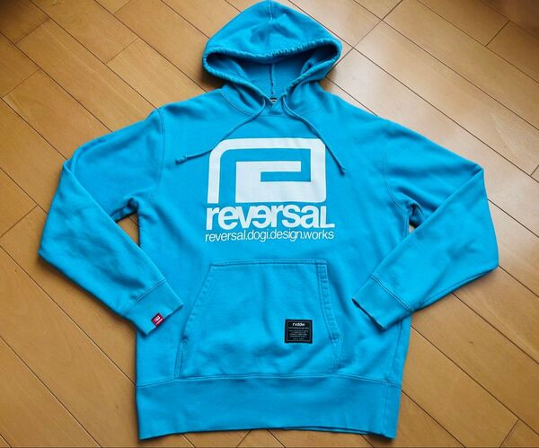 【激レア】リバーサル reversal ビッグロゴパーカー フーディ M 中寸 スウェット プルオーバー スウェットパーカー