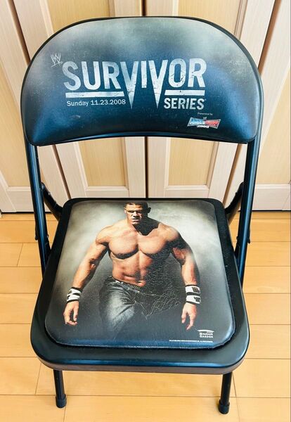 【激レア!】WWE サバイバーシリーズ2008 大会記念 非売品 パイプイス ジョンシナ