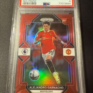 PSA9 Panini Prizm RC GARNACHO ガルナチョ RED prizm /149 カラーマッチ ルーキー