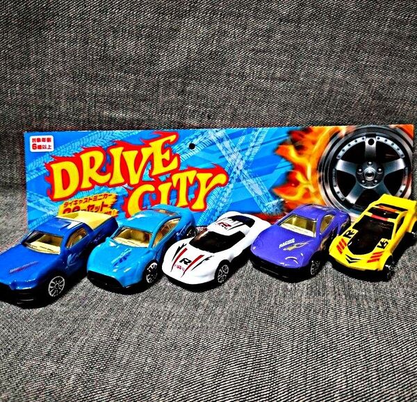 5台セット チープミニカーDRIVE CITY④ ドン・キホーテ限定5台セット トミカサイズ