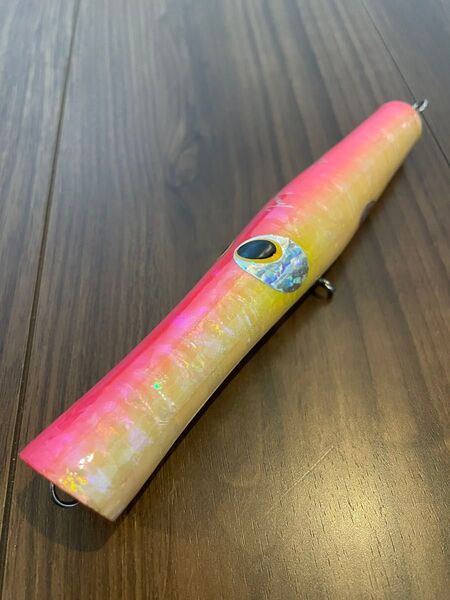 【美品】貝田ルアー トランペット 170 ピンク アバロン