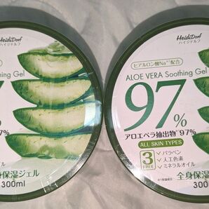 在庫ラスト《2個セット》Heidi Dorf ハイジドルフ アロエ 97% スージングジェル 300ml×2 アロエ ボディジェル