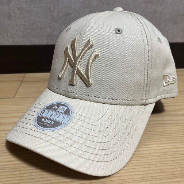 訳あり品 ニューエラ NEW ERA キャップ NYヤンキース オフホワイト