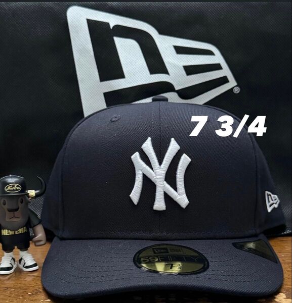 New Era PC 59FIFTY ニューヨーク・ヤンキース ネイビー × ホワイト 7 3/4