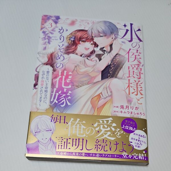氷の侯爵様とかりそめの花嫁 愛のない王命婚なのに、なぜか溺愛されてます 3 (FCエトワール) 兎月りか/作画