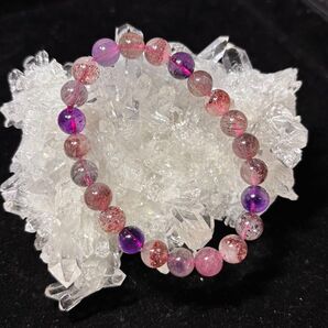 スーパーセブン 8mm 天然石 ブレスレット パワーストーン コレクション整理