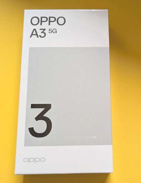 OPPO A3 5G パープル SIMフリー 新品未開封品