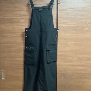 ワークマン レディースガーデニングサロペットスカート Mサイズ ブラック