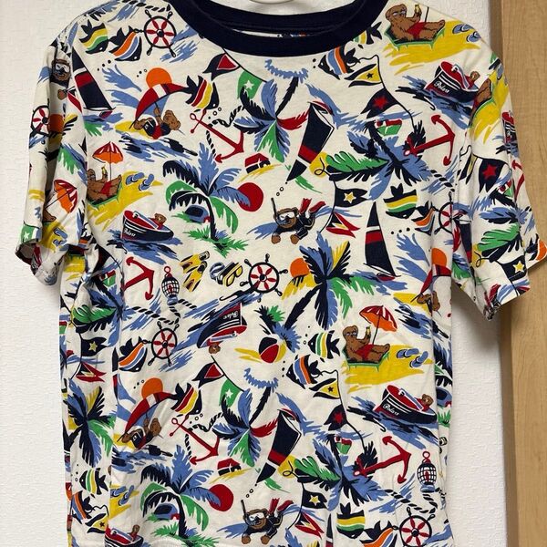 ポロ ラルフローレン 総柄Tシャツ クマ柄 オシャレ!