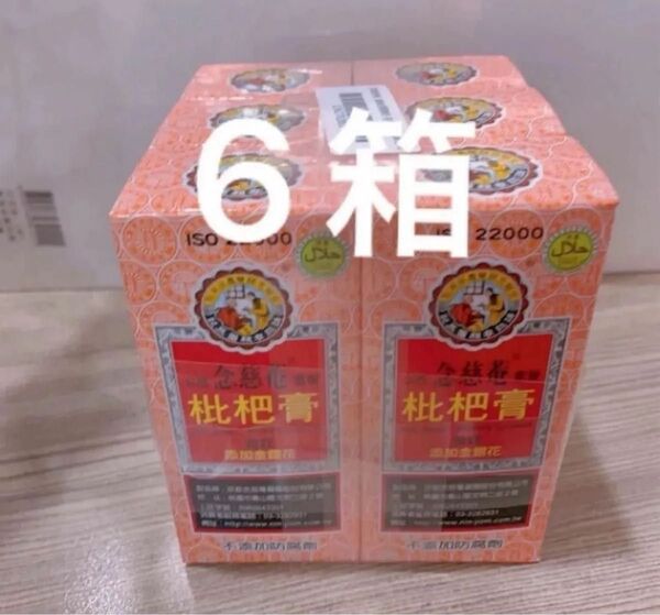 台湾 NIN JIOM 京都念慈菴 川貝枇杷膏 のど飴シロップ (5袋入)*6箱