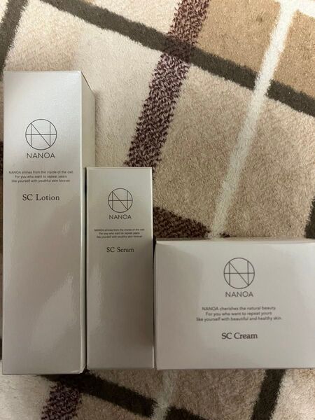 【匿名配送】ナノア NANOA スキンケアセット 化粧水 美容液 保湿クリーム