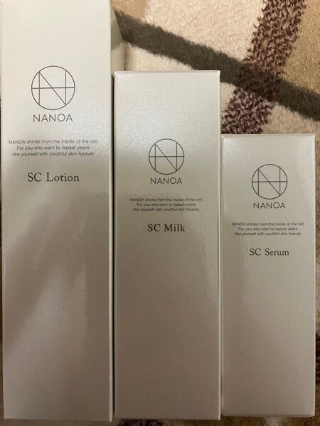 【匿名配送】ナノア NANOA スキンケアセット 化粧水 美容液 乳液