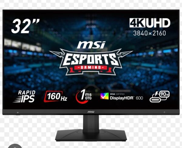 MSI MAG 323UPF ゲーミングモニター 4k 160Hz 中古美品