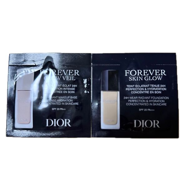 DIOR ディオールスキン フォーエヴァー フルイドグロウ グロウヴェール サンプル2包