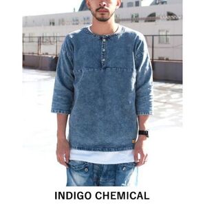 NATAL DESIGN WIDE SPREAD DENIM SWEAT HENRY ネイタルデザイン デニムスウェット