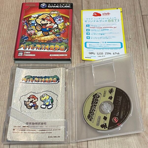 ゲームキューブ ペーパーマリオRPG Nintendo ニンテンドー GC ソフト
