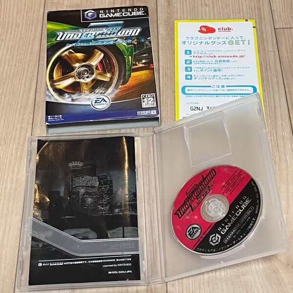 ゲームキューブ ニードフォースピード アンダーグラウンド GC ソフト ニンテンドー 任天堂