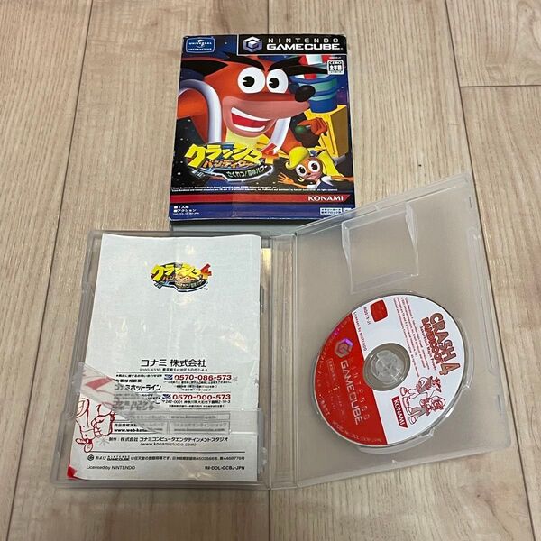 ゲームキューブ クラッシュバンディクー4 さくれつ!魔神パワー GC ソフト ニンテンドー 任天堂