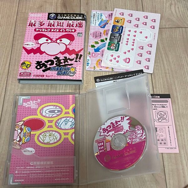 ゲームキューブ あつまれ メイドインワリオ GC ソフト ニンテンドー 任天堂