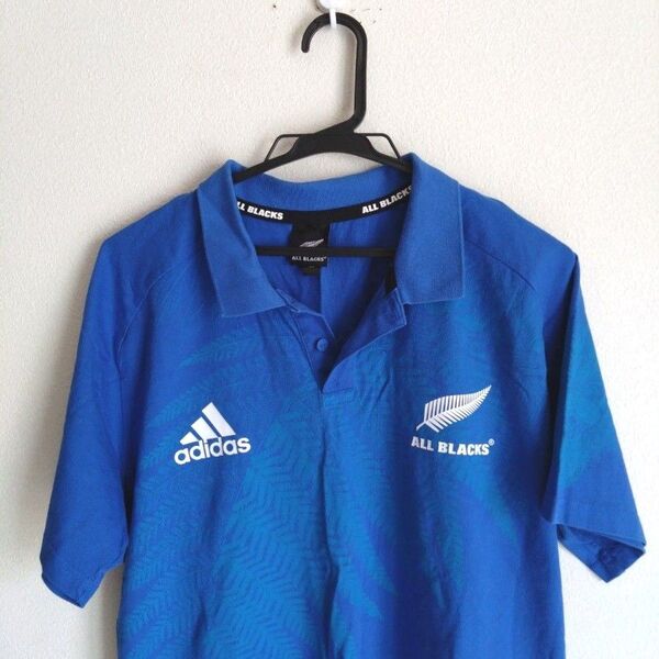 ALL BLACKS ラガーシャツ アンセムポロ JAPAN WORLD CUP オールブラックス アディダス ラグビー 半袖