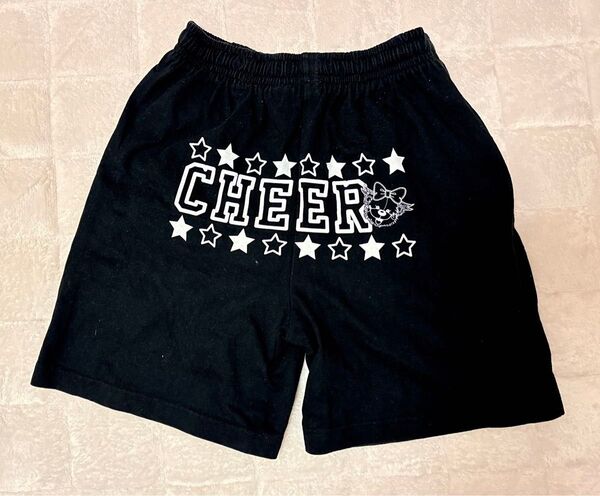 チア ハーフパンツ 黒 CHEER