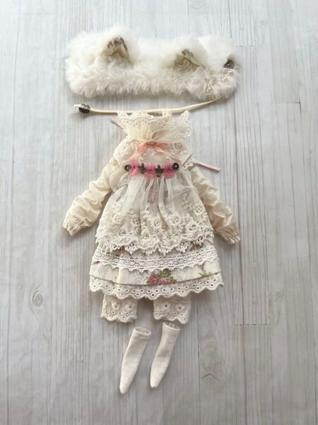 作家様ネオブライス アウトフィット着せ替え服 5点セット レース アンティーク ドレス 服 ワンピース