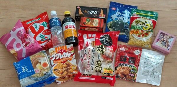 食品 食品詰め合わせ お菓子詰め合わせ お菓子 カップ麺 調味料