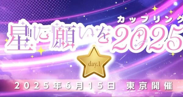 【匿名送料無料】 6/15 星に願いを 2025 -day1- サークルチケット サークルPASS 1枚