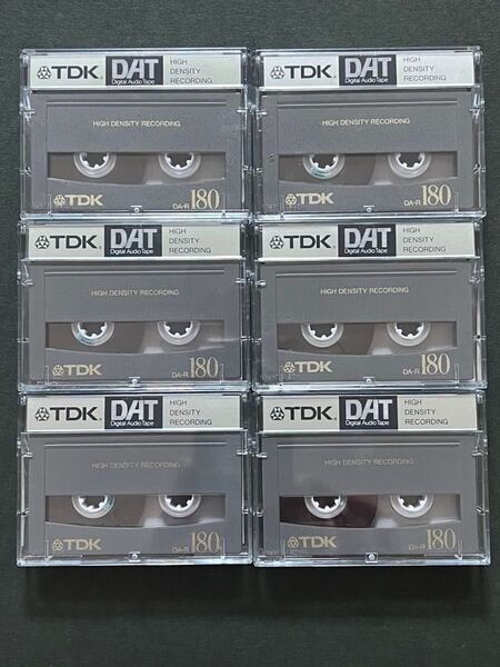 DATテープ TDK 180分 6本 オーディオ 録音用デジタル