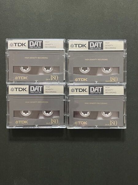 DATテープ 180分 4本 TDK製 オーディオ 録音用デジタル