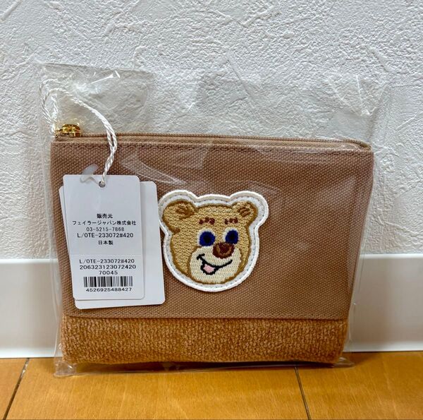 【新品タグ付き】オールドテディ ワッペン ポーチ
