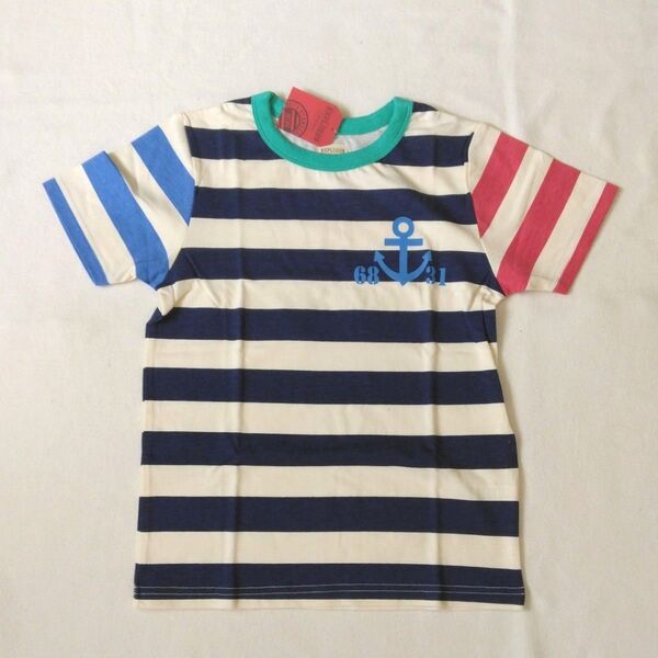 新品未使用タグつき motherways マザウェイズ 子供用ボーダーTシャツ 140㎝