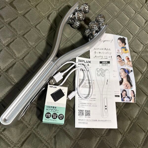 NIPLUX BEROLA EMS ラジオ波 Y字型美顔ローラー 美顔器